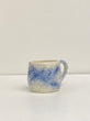 Blue Splatter Porcelain Mug